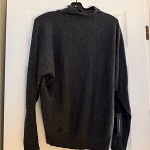Tahari Dark Gray Turtleneck Sweater